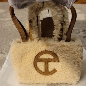 UGG x TELFAR SMALL ALL OVER SHEARLING SHOPPING BAG
